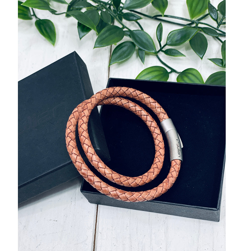 Braunes Lederarmband ⎪ Bogor ⎪ By Julian