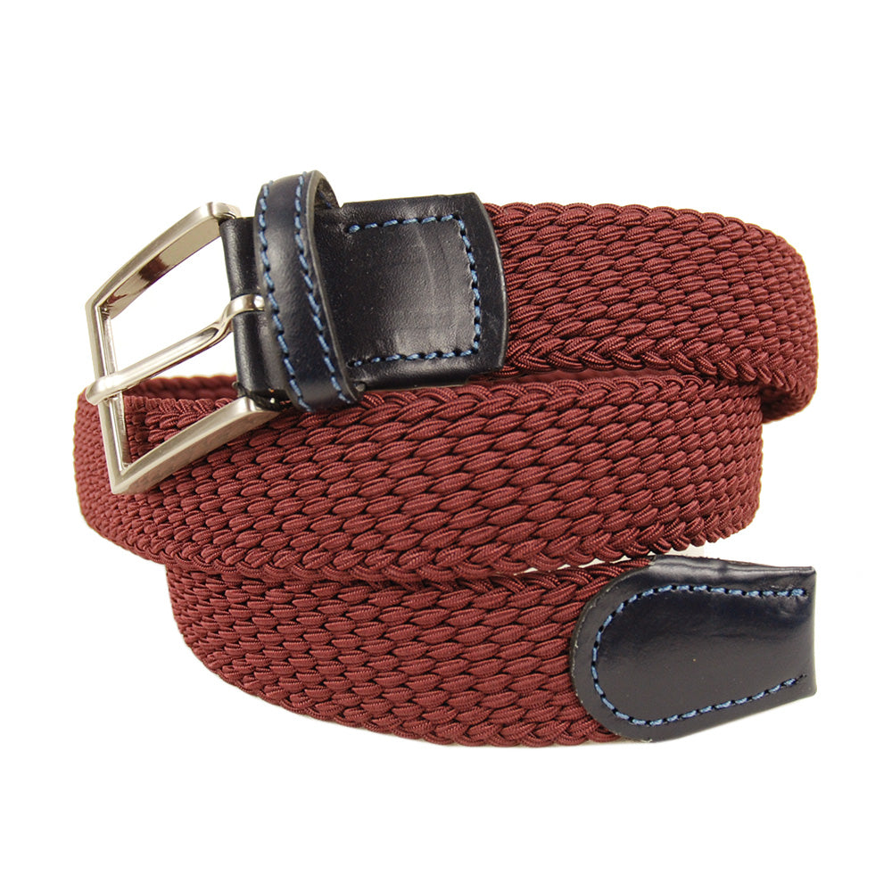 Burgundy Dress Belt - 1