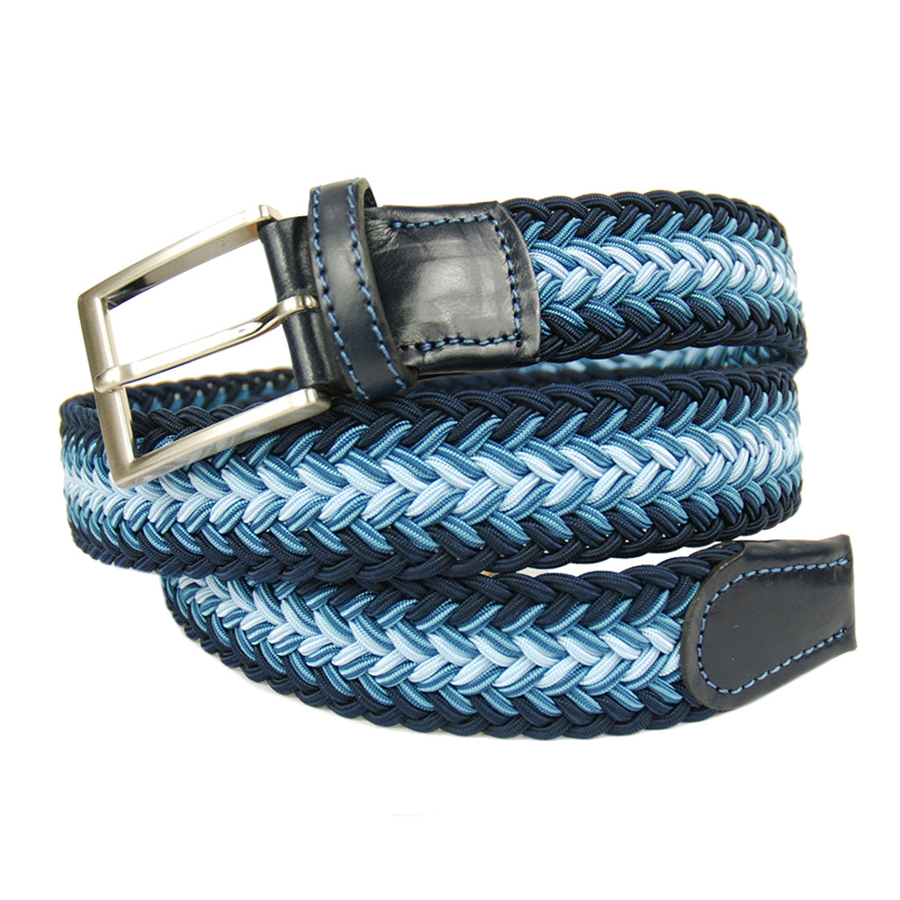 Blue elastic fabric belt ⎪ Cadiar ⎪ Layos