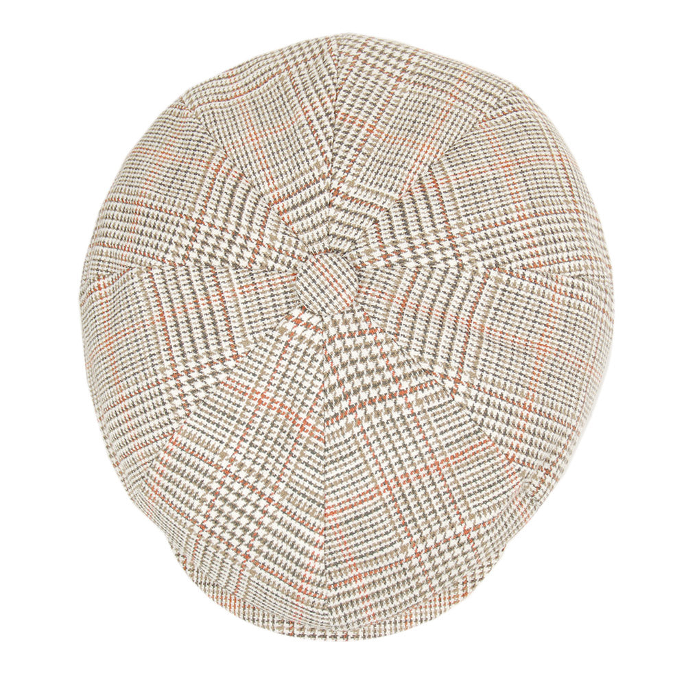 Hellbraune karierte Flat Cap⎪ Newsboy⎪ M By Flechet