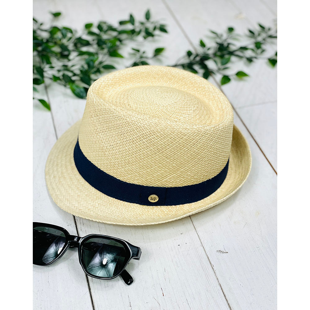 Panama hattu⎪ Short Brims Blue⎪M By Flechet