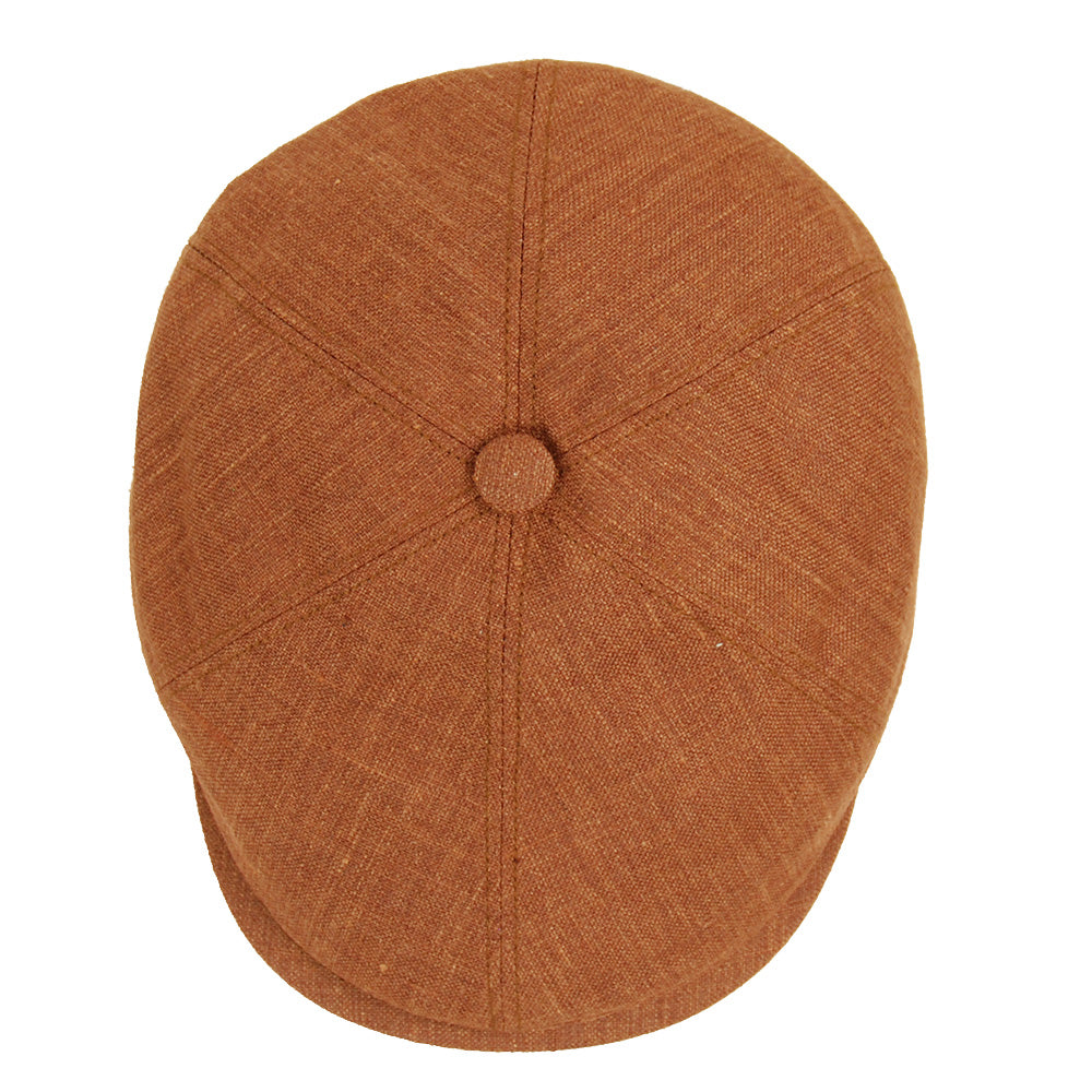Hellbraune karierte Flat Cap⎪ Newsboy⎪ M By Flechet