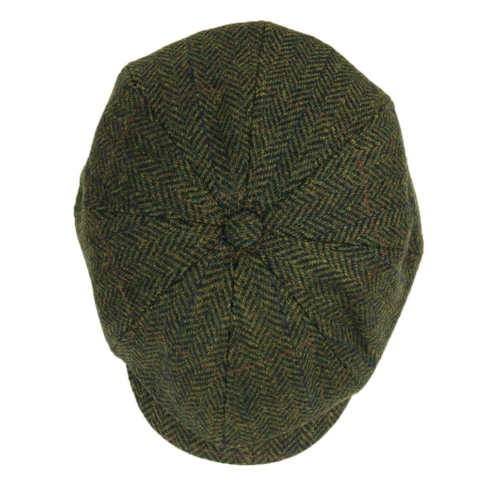 Tummanvihreä flat cap⎪ Driving 27 ⎪ Mucros Weavers