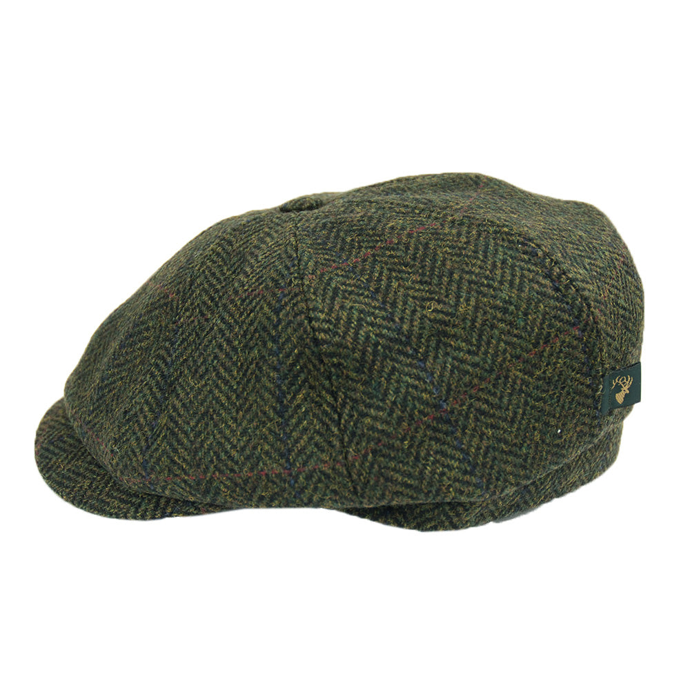 Tummanvihreä flat cap⎪ Driving 27 ⎪ Mucros Weavers