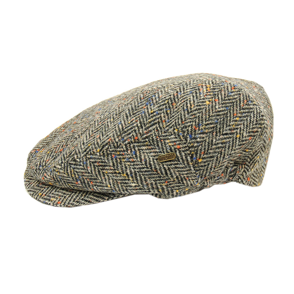 Vaaleanharmaa flat cap⎪ Kerry 1⎪ Mucros Weavers