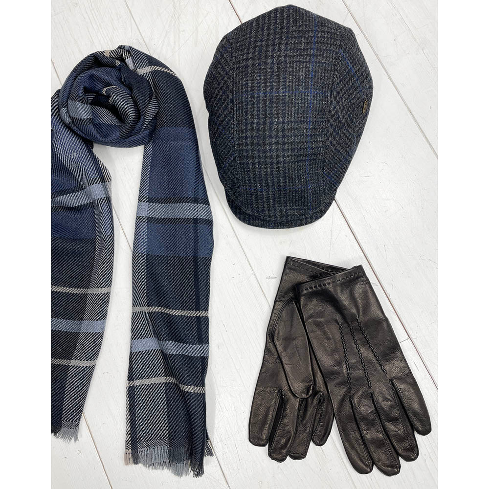 Tummanharmaa flat cap ⎪ Kerry 434 ⎪ Mucros Weavers