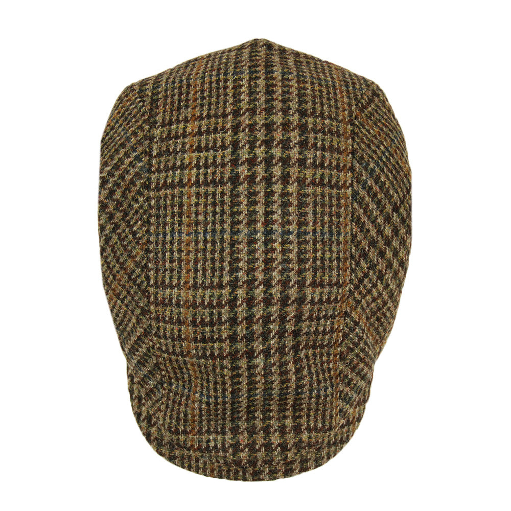 Braune karierte Schiebermütze ⎪ Kerry 52 ⎪ Mucros Weavers
