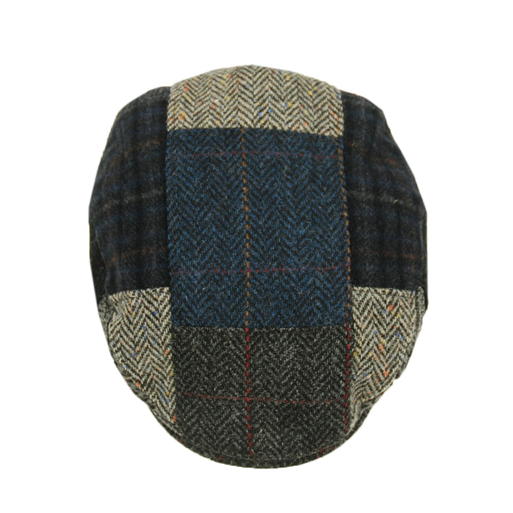 Ruudullinen flat cap⎪ Patchwork ⎪ Mucros Weavers