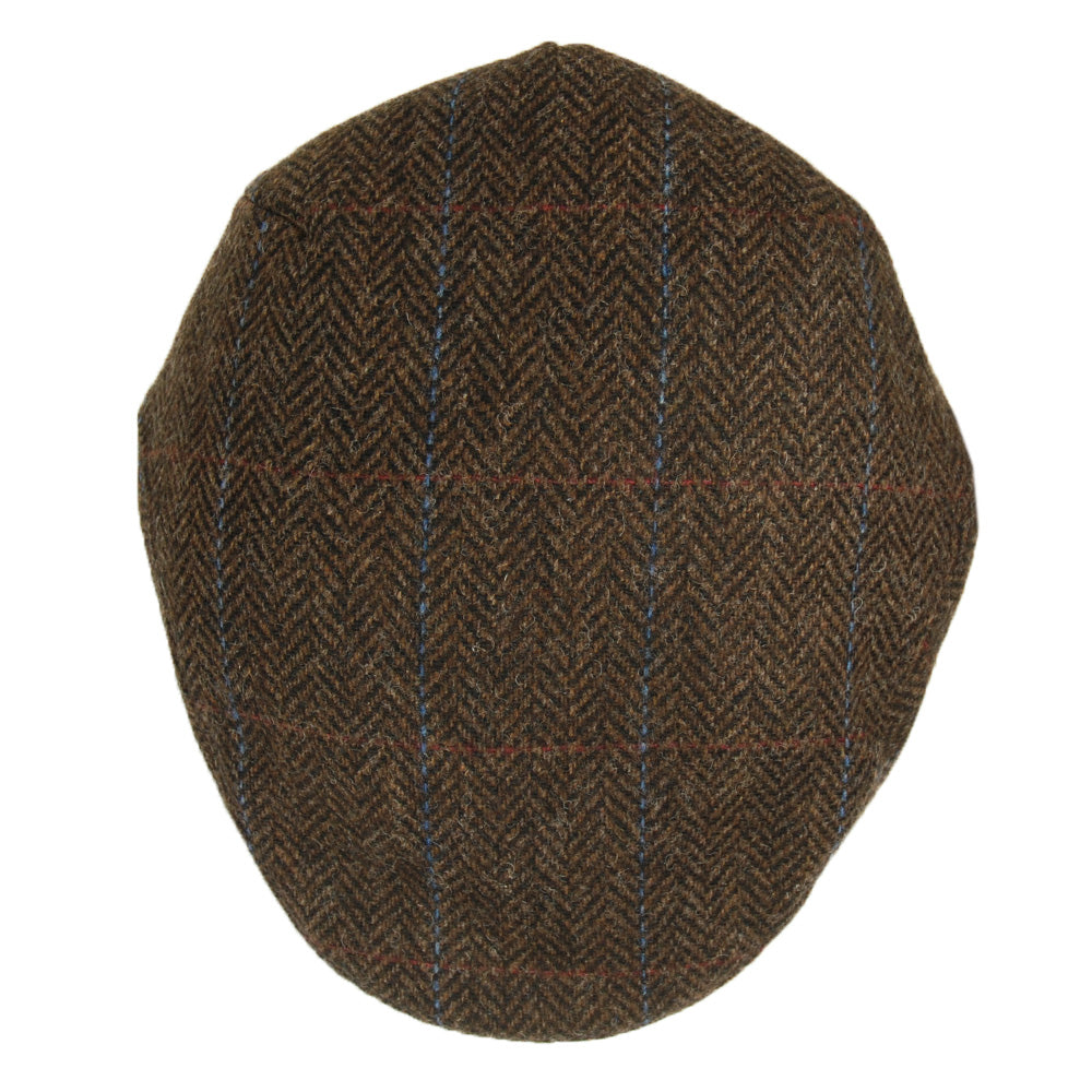 Tummanuskea ruudullinen flat cap⎪ Trinity 63 ⎪ Mucros Weavers