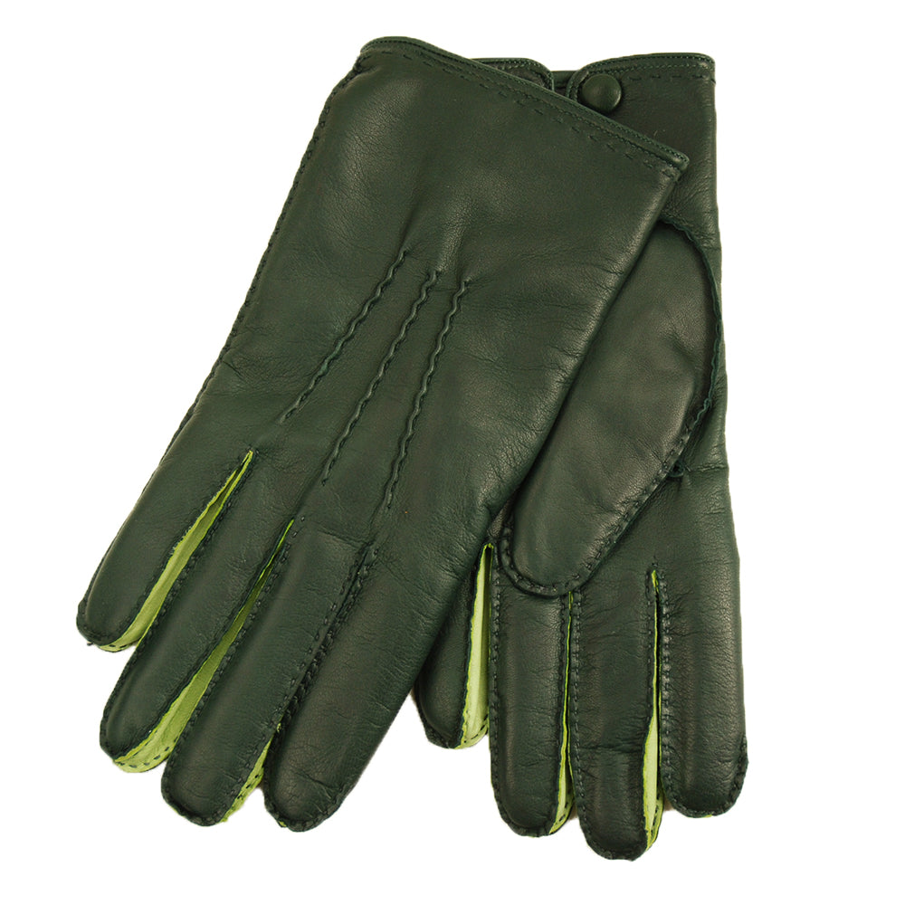 omega handschuhe Grüne Lammlederhandschuhe ⎪ Herren Handschuhe