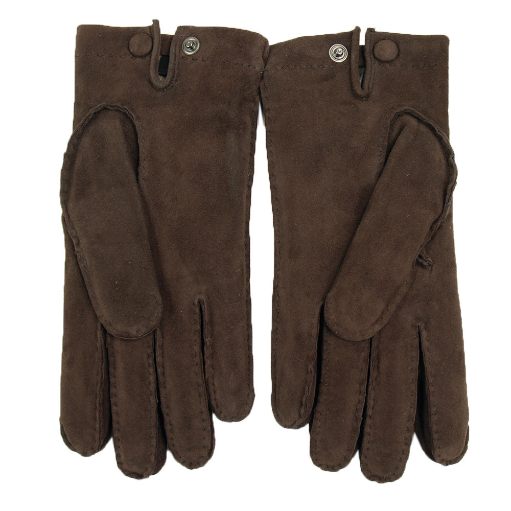 Dark brown suede gloves ⎪ Suede ⎪ Omega Gloves