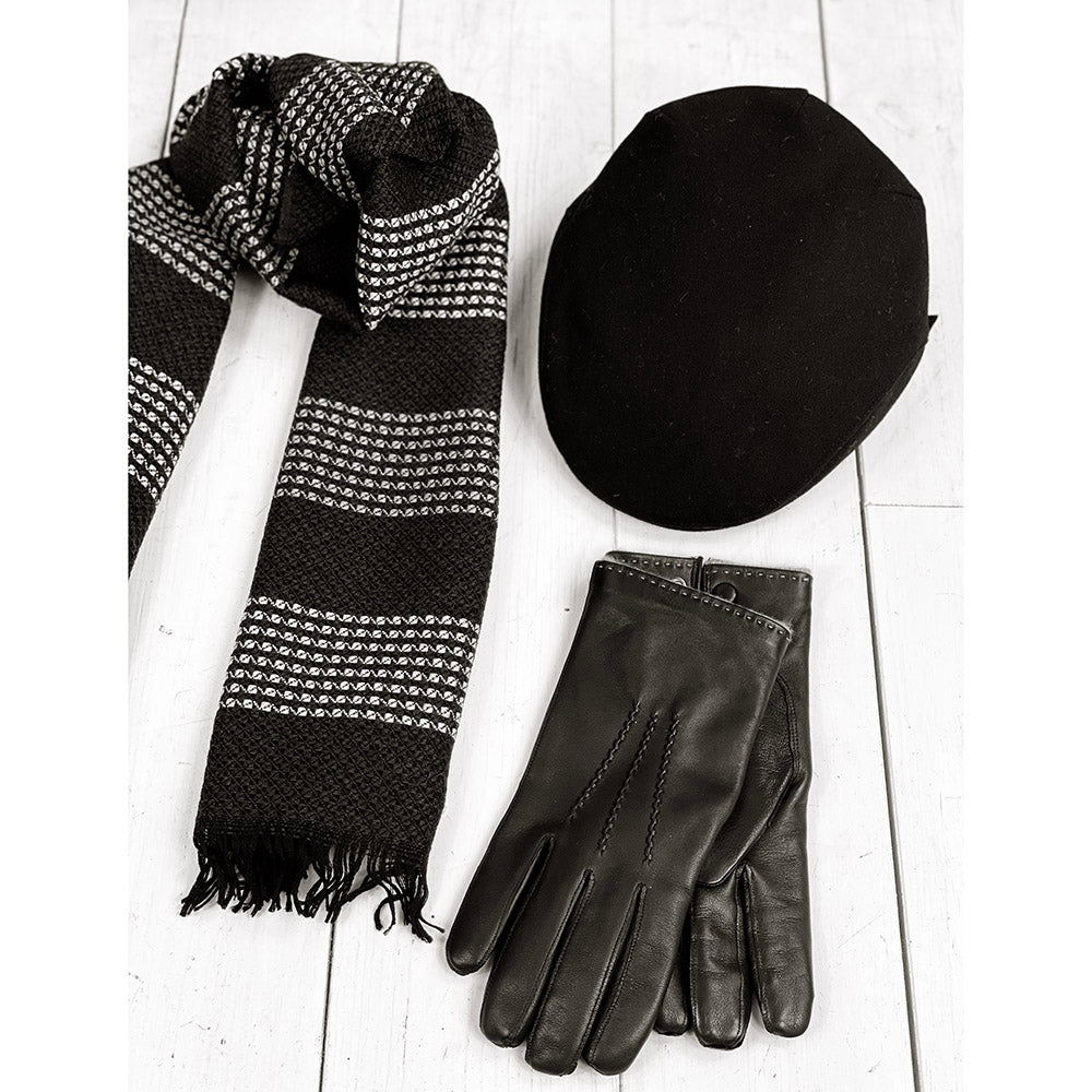 Black lamb leather gloves⎪ Kenneth ⎪ Omega Gloves
