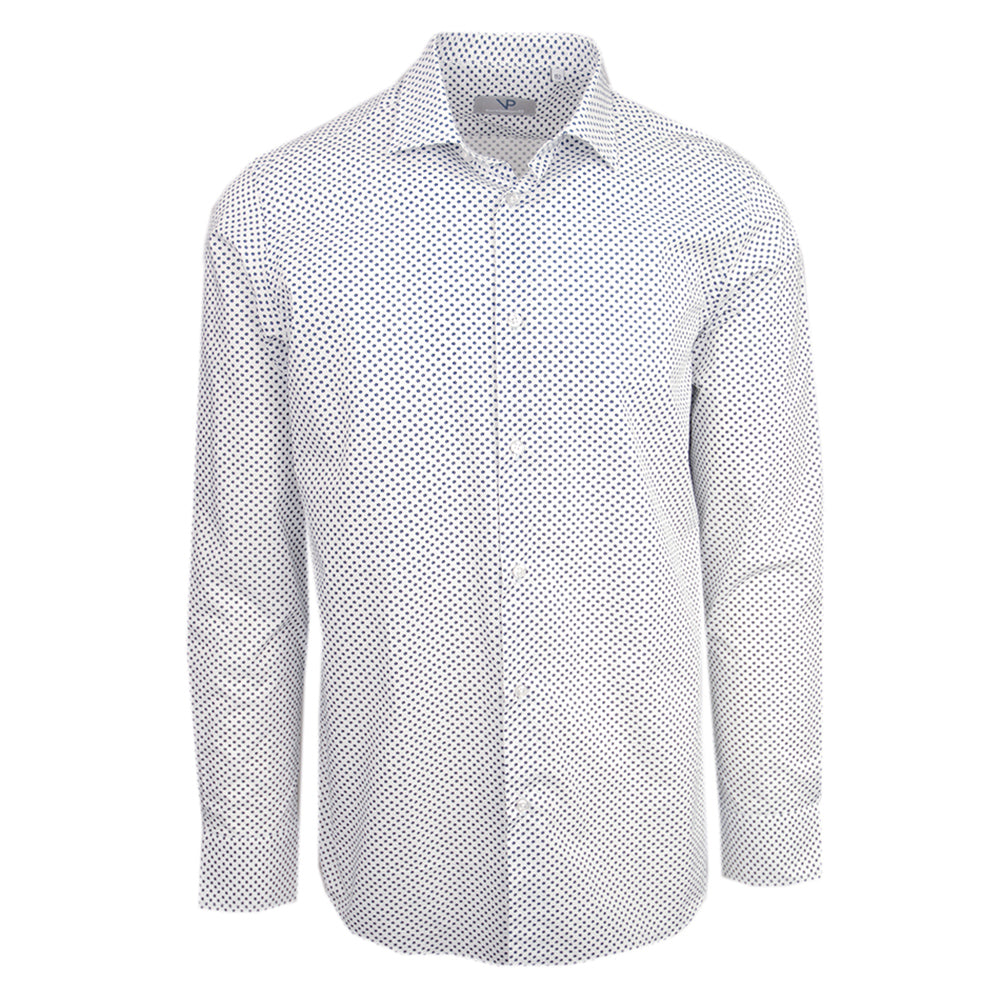 White patterned dress shirt ⎪ Siena ⎪ Piero Gianchi