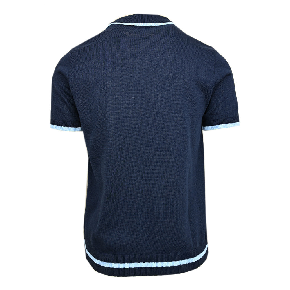 Dunkelblaues Poloshirt ⎪ Furiani ⎪ Piero Gianchi