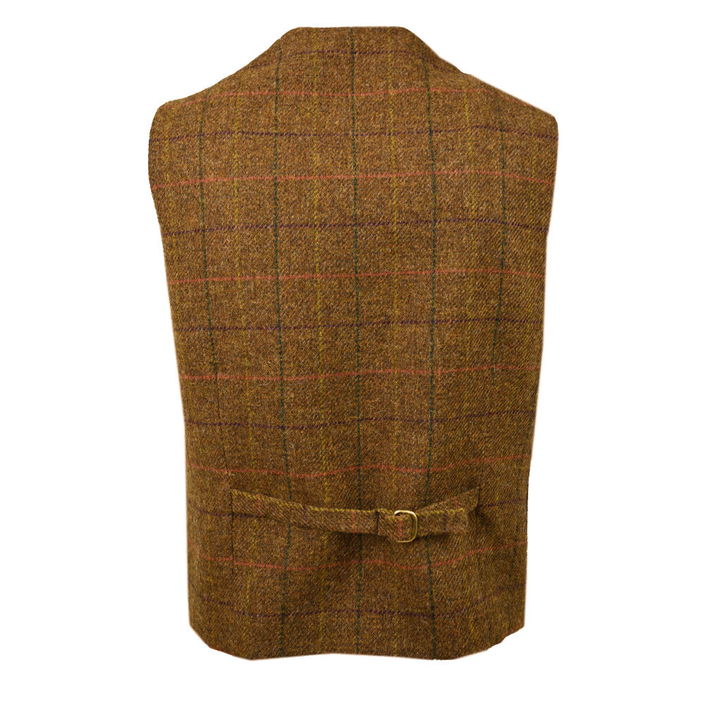 Ruskea ruudullinen tweed- liivi⎪Lazio ⎪ Posillipo 1930