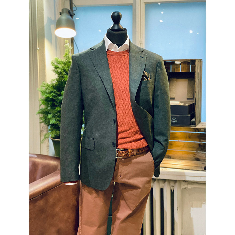 Tummanvihreä karierter Blazer ⎪ Sorrento ⎪Posillipo 1930