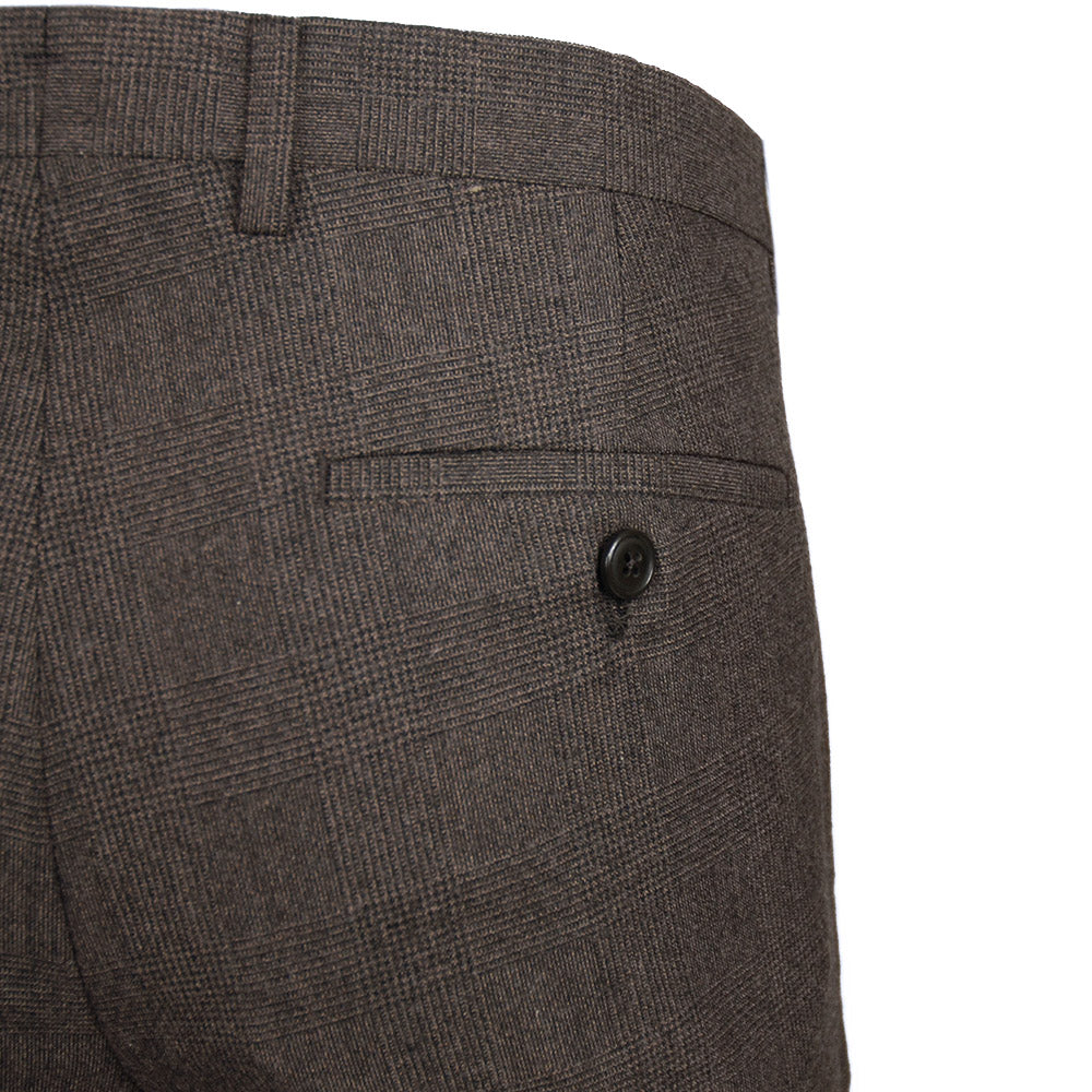 Tummanruskeat ruudulliset housut ⎪ Sorrento ⎪ Posillipo 1930