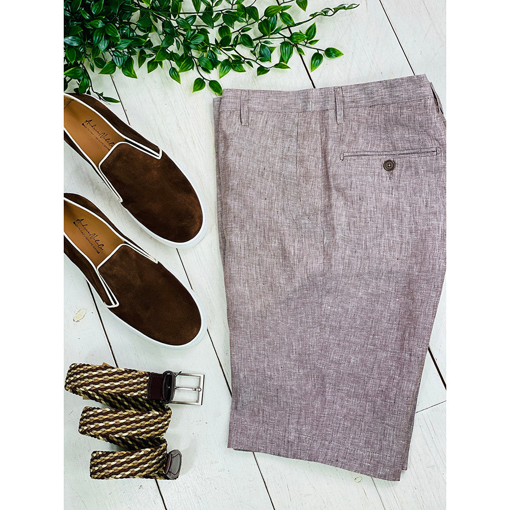 Ruskeat pellavashortsit⎪ Posillipo