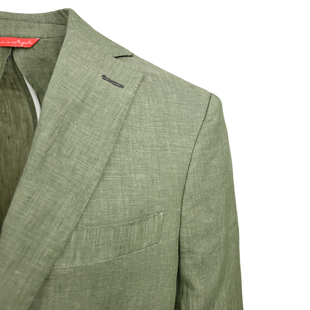 Olivgrünes Leinen-Sakko⎪ Leinenanzug⎪ Posillipo 1930
