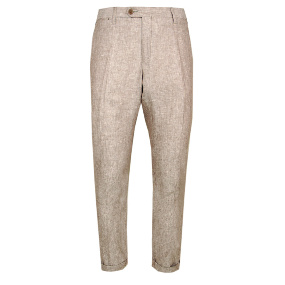 Beige linnebyxor⎪ Linnekostym ⎪Posillipo