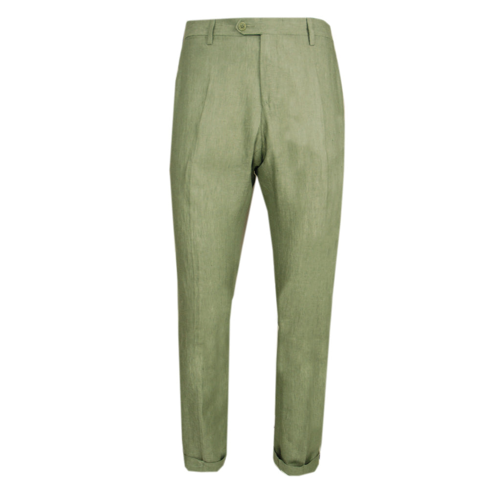 Olivgrüne Leinenhose ⎪ Leinenanzug ⎪ Posillipo
