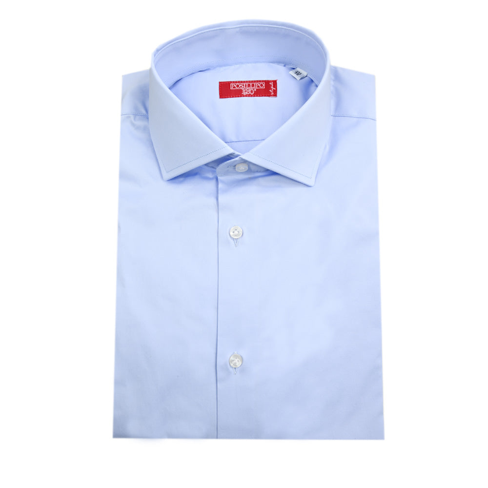 Light Blue Collared Shirt ⎪ Stretch ⎪ Posillipo 1930