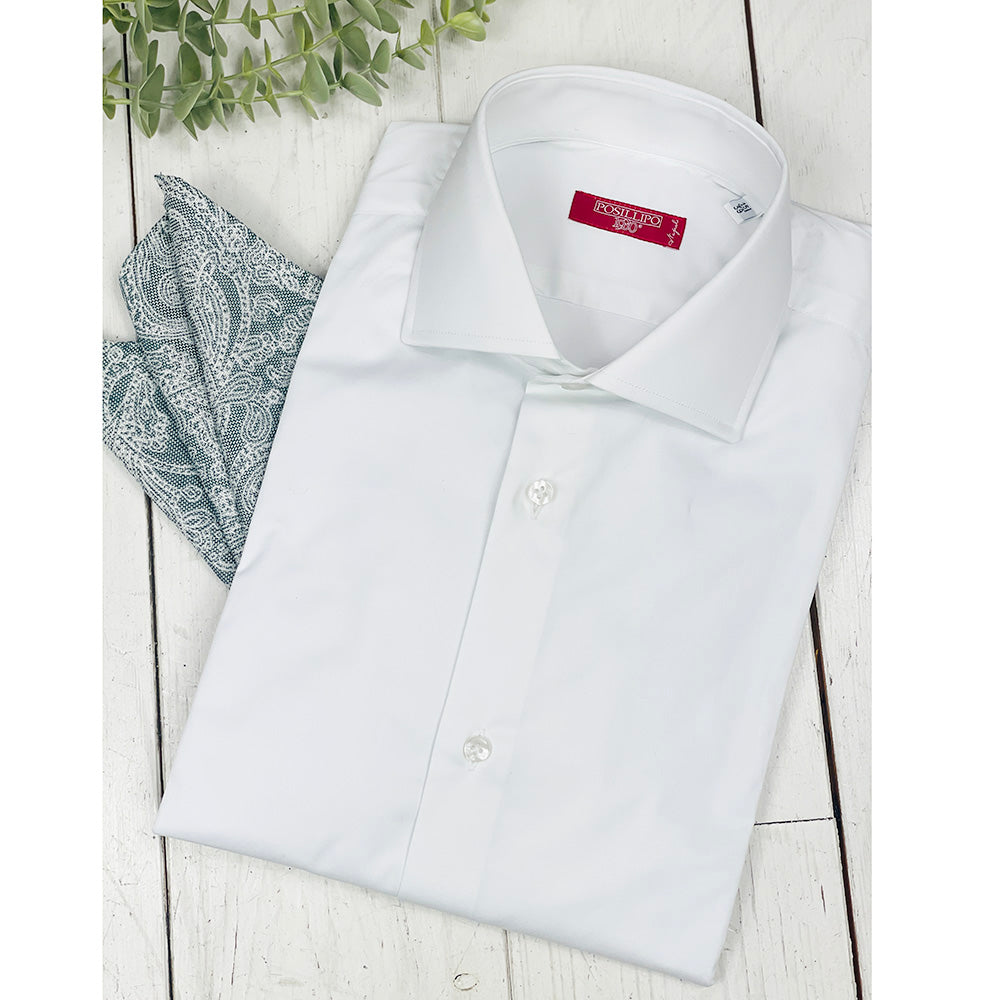 White Dress Shirt ⎪ Stretch ⎪ Posillipo 1930