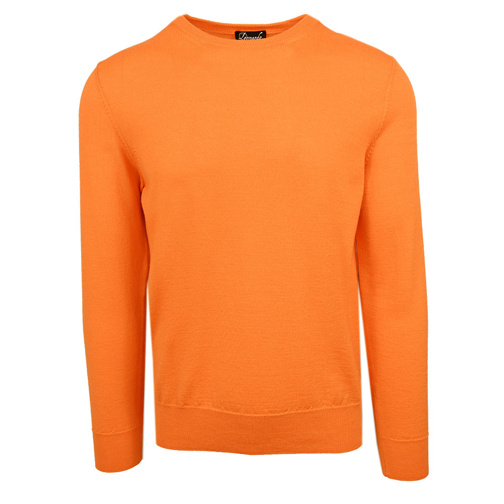 Orange merino wool sweater⎪ Luca ⎪ Leonardo