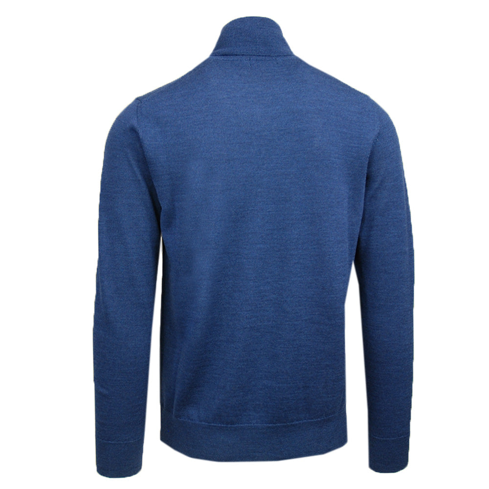 Blue merino wool turtleneck sweater⎪ Orlando ⎪ Leonardo