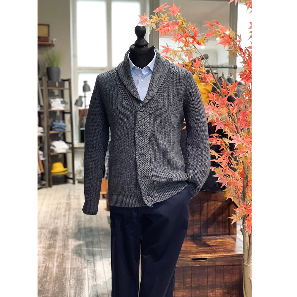 Gray cardigan with buttons⎪ Marco ⎪ Leonardo