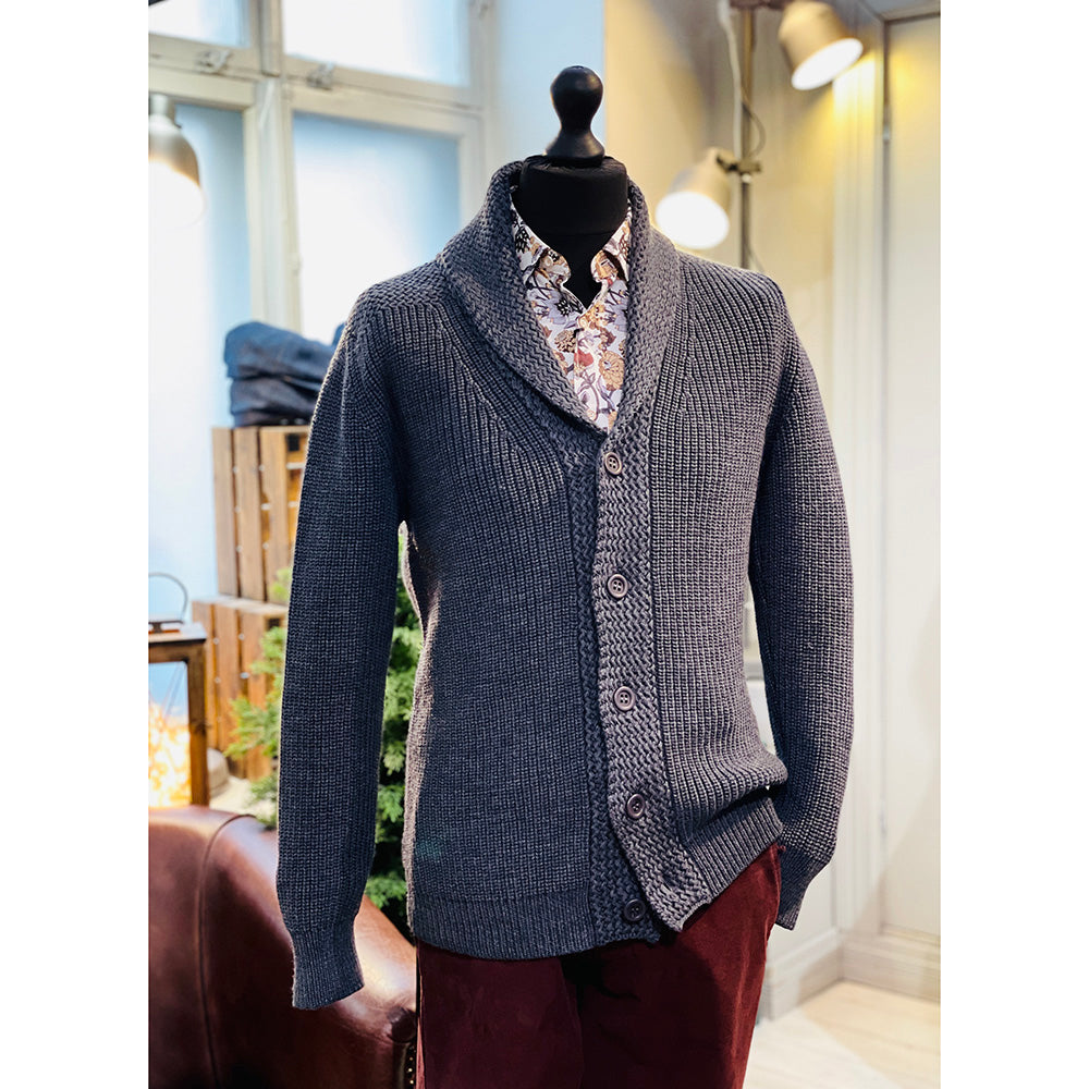 Gray cardigan with buttons⎪ Marco ⎪ Leonardo