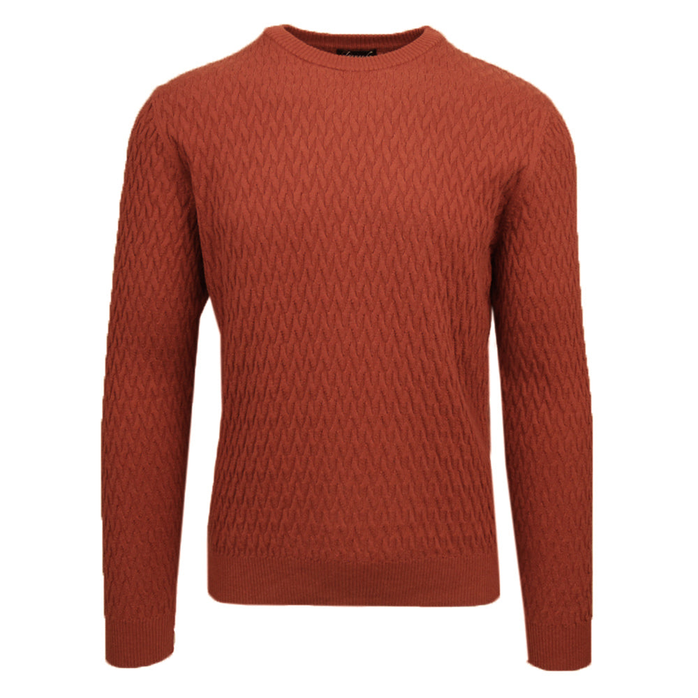 Ruosteenoranssi puuvilla / cashmere -neule⎪ Aldo ⎪ Leonardo