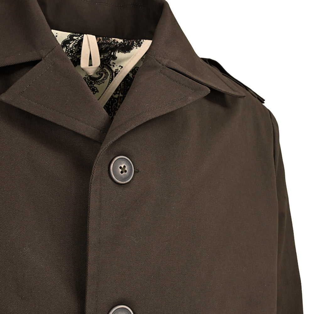 Dark brown mid-season jacket | Redford | Reykjavik District