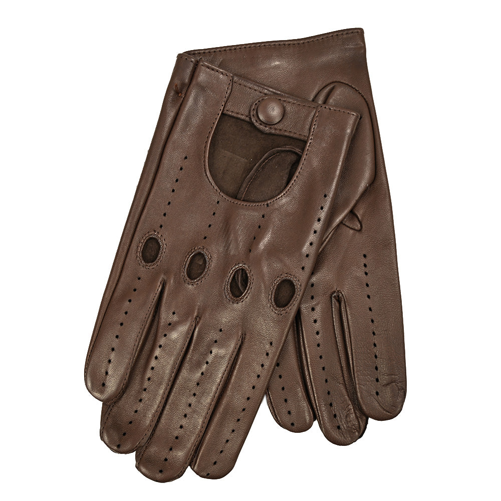 italienische handschuhe Dunkelbraune Fahrhandschuhe⎪ Stilvolle Herren-Fahrhandschuhe
