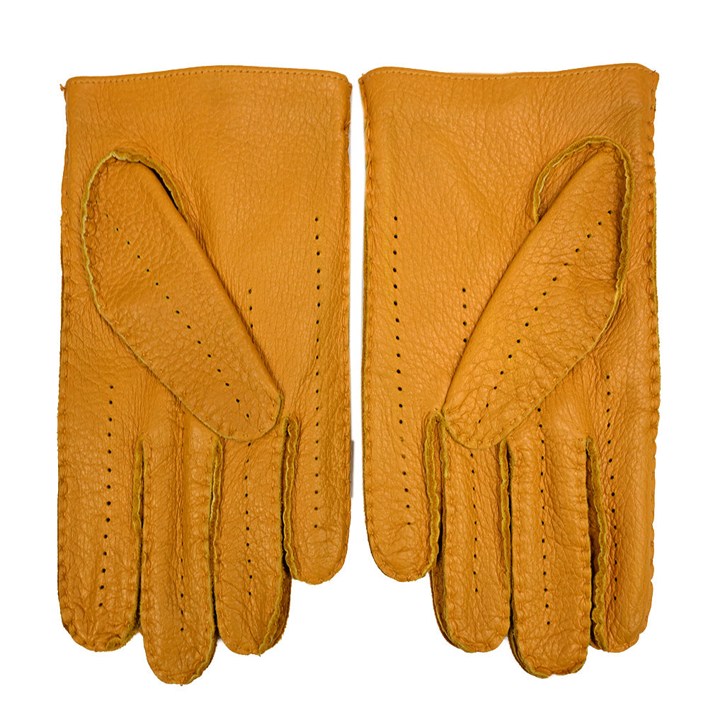 Gula körhandskar i hjortskinn⎪Salvatore⎪Parisi Gloves