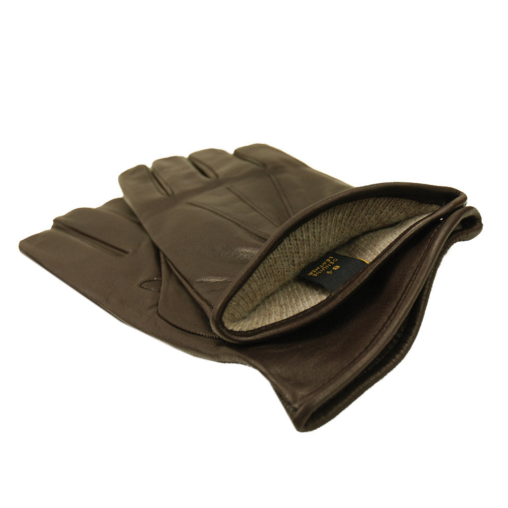 Tummanruskeat nahkahanskat ⎪ Klassisch Omero ⎪ Parisi Gloves