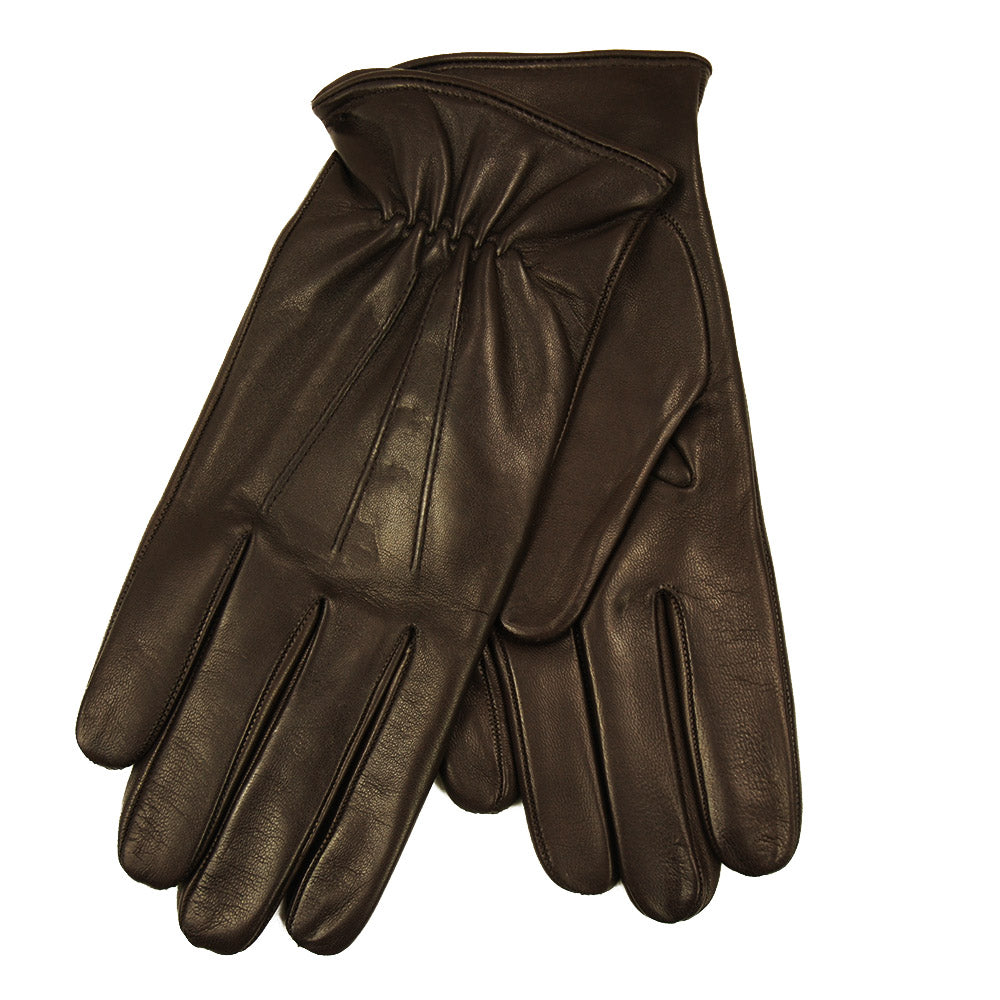 Tummanruskeat nahkahanskat ⎪ Klassisch Omero ⎪ Parisi Gloves