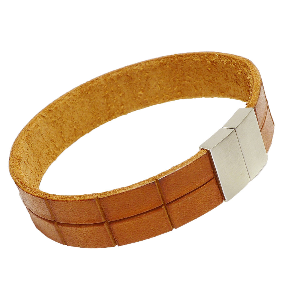 Brunt läderarmband ⎪ KF56 ⎪ Starbeit