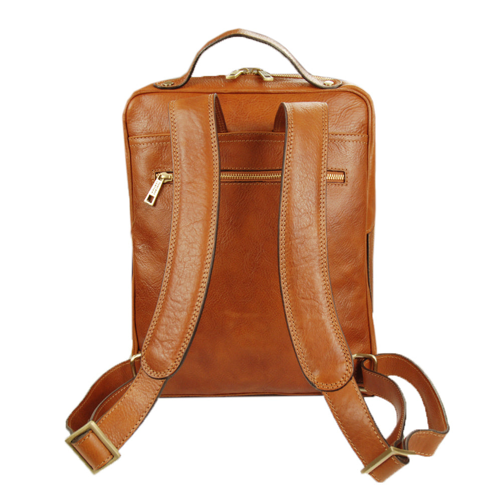 Hellbrauner Lederrucksack⎪ Tuscany Leather