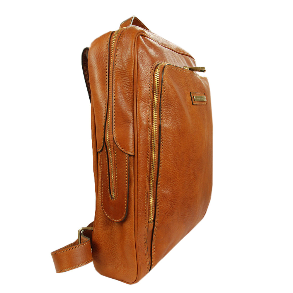 Hellbrauner Lederrucksack⎪ Tuscany Leather