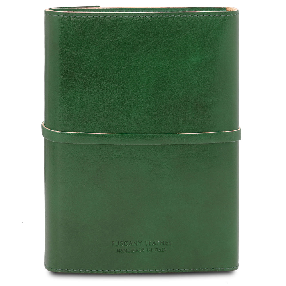 Grön läderanteckningsbok ⎪ Tuscany Leather