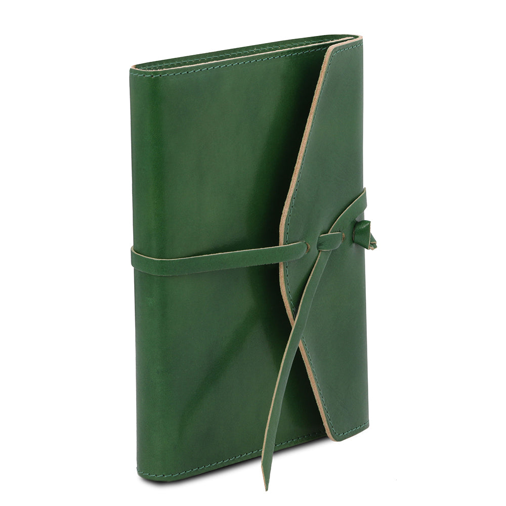Grön läderanteckningsbok ⎪ Tuscany Leather