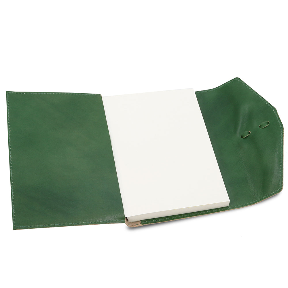 Grön läderanteckningsbok ⎪ Tuscany Leather