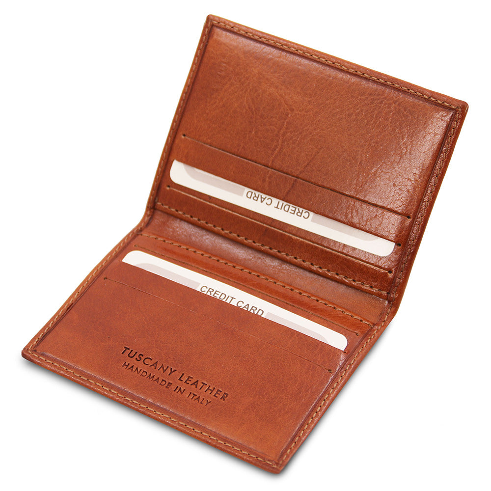 Kortplånbok mörkbrun ⎪Tuscany Leather