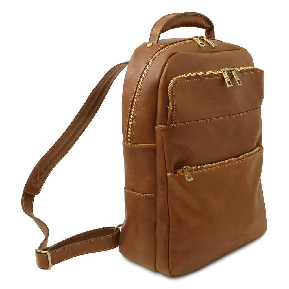 Iso vaaleanruskea nahkareppu ⎪ Melbourne ⎪ Tuscany Leather