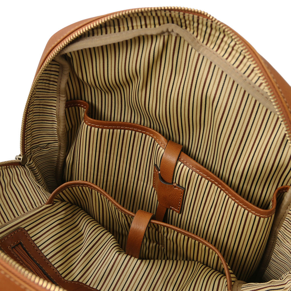 Iso vaaleanruskea nahkareppu ⎪ Melbourne ⎪ Tuscany Leather