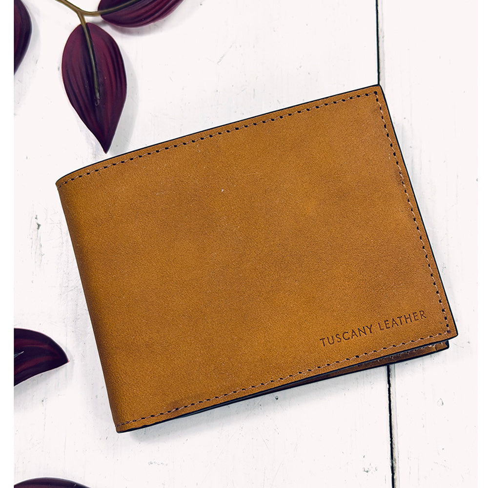 Vaaleanruskea nahkalompakko⎪Tuscany Leather