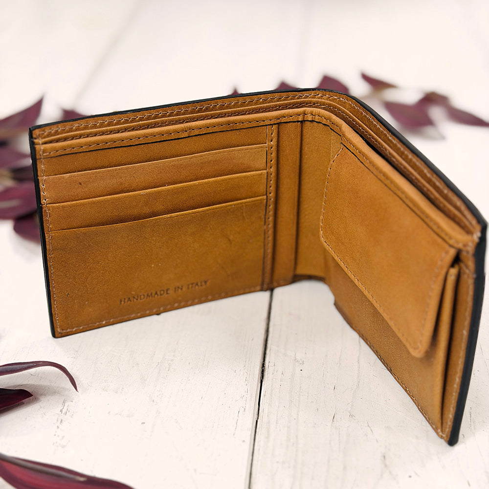 Vaaleanruskea nahkalompakko⎪Tuscany Leather
