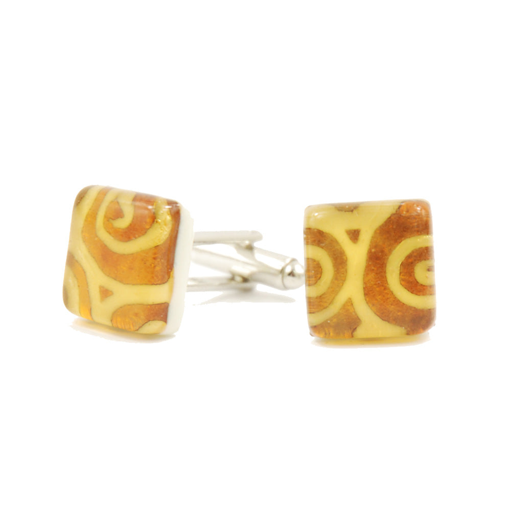 Kultaiset kuviolliset kalvosinnapit⎪ Tinti Matteo Venice