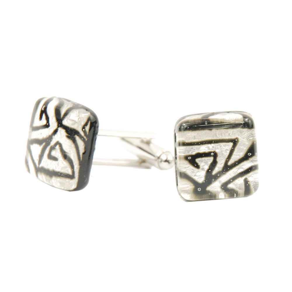 Hopeat kuviolliset kalvosinnapit⎪ Tinti Matteo Venice